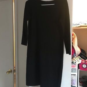 100% Cashmere Charter Club Black Dress
